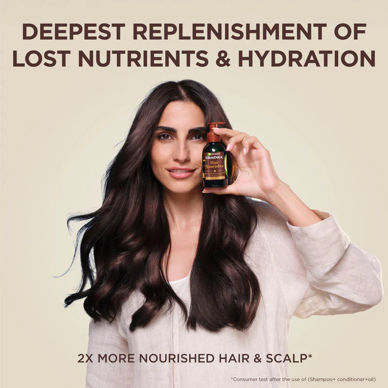 Garnier - Ultra Doux - Pure Avocado and Shea Butter - Hair Nourisher - For Very Dry, Frizzy Hair or Dry Scalp - 120ml - Belle à Merveille