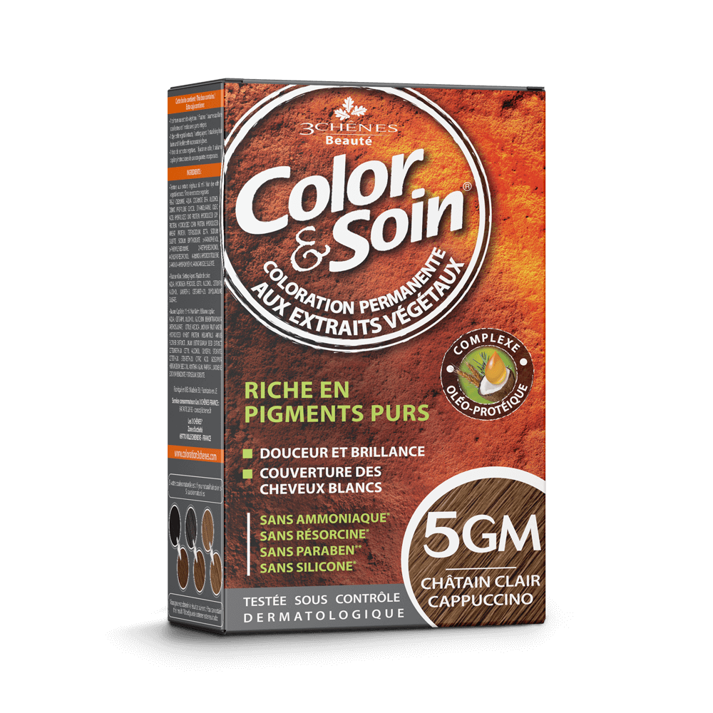 Coloration Permanente 5 GM Cappuccino Light Chestnut