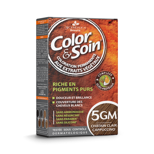 Coloration Permanente 5 GM Cappuccino Light Chestnut