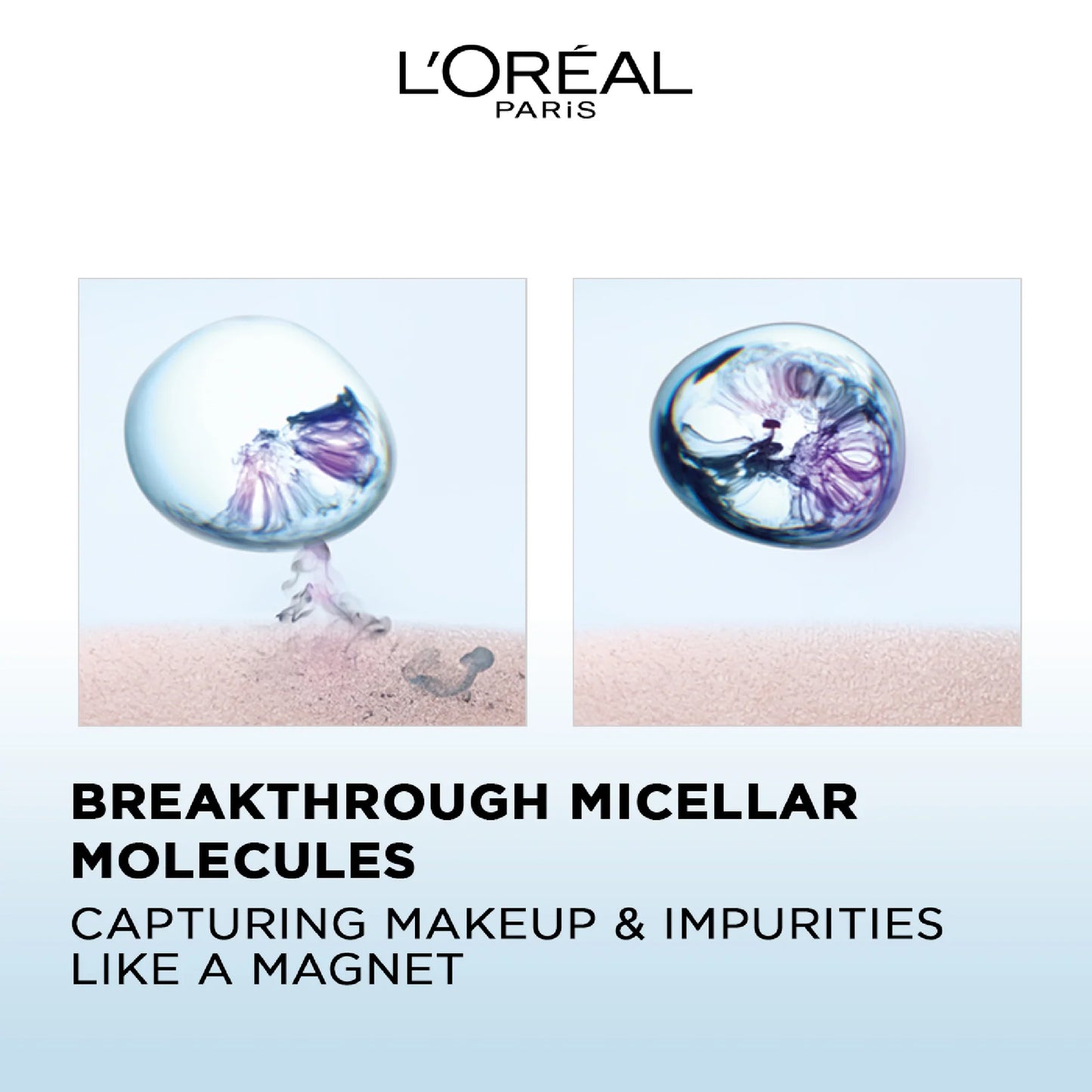 L'Oréal Paris, 3-in-1 Refreshing and Moisturizing Micellar Water, Cleanse, Remove Makeup and Soothe, for Sensitive and Normal to Dry Skin, 400ml