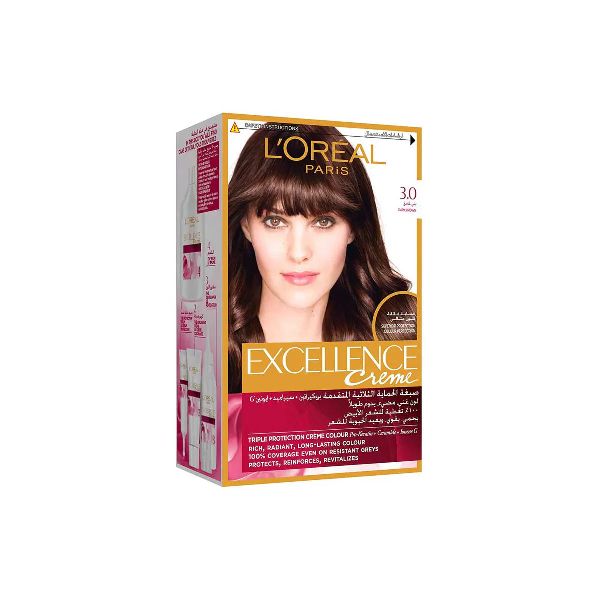 L’Oréal Paris - Excellence Creme Triple Care and Protection - Permanent Hair Color -192ml - Belle à Merveille