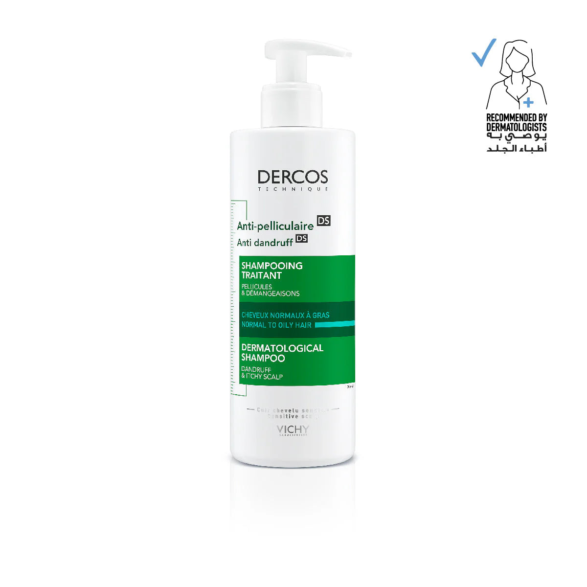 Dercos Anti Dandruff DS Normal to Oily Hair 400 ml
