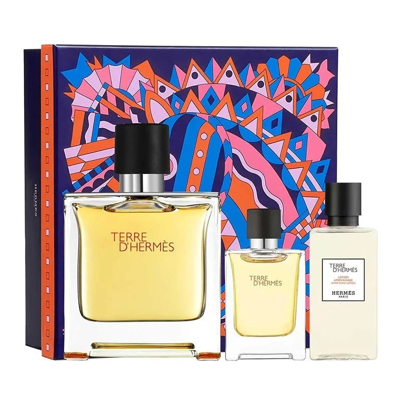 Hermès – Terre d’Hermès Eau de Parfum Set for Men 75 ml + 12.5 ml + 40 ml After Shave Lotion