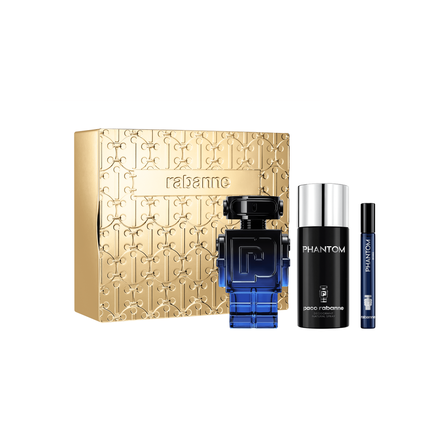 Paco Rabanne - Phantom Intense Homme Eau de Parfum Coffret 100 ml + 10 ml + Deodorant 150 ml