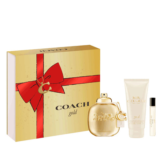 Coach – Gold Femme Set Parfum 90 ml + 7.5 ml + Body Lotion 100 ml