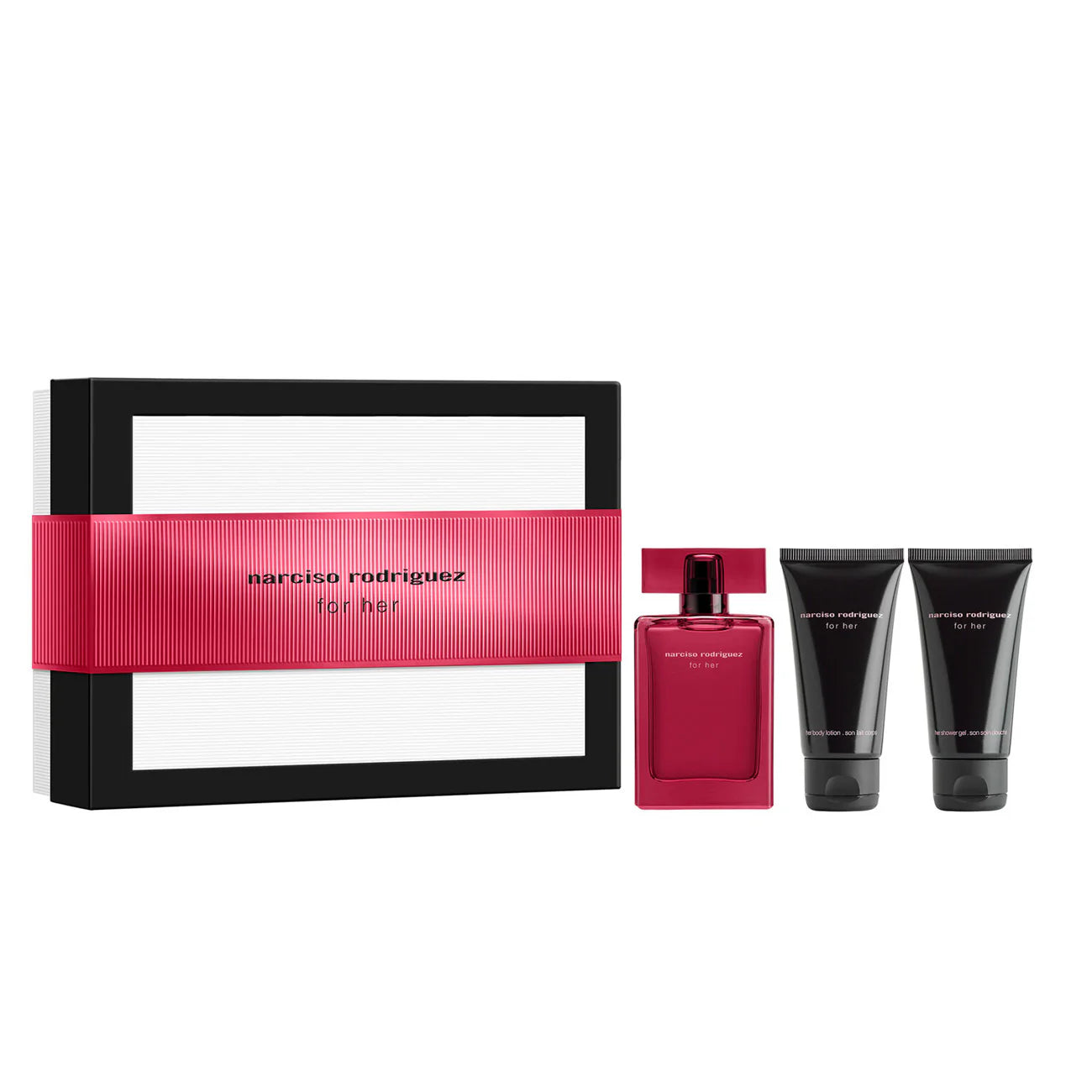 Narciso Rodriguez - For Her Eau de Parfum Intense Coffret 50 ml + Shower Gel / Body Lotion 50 ml