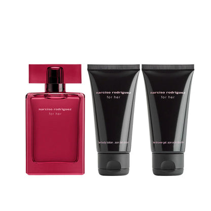 Narciso Rodriguez - For Her Eau de Parfum Intense Coffret 50 ml + Shower Gel / Body Lotion 50 ml