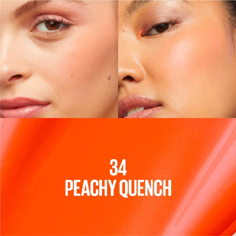 Maybelline Sunkisser 12H Longwear Multi-use Matte Liquid Blush, Bronzer, Blendable, Buildable - Belle à Merveille