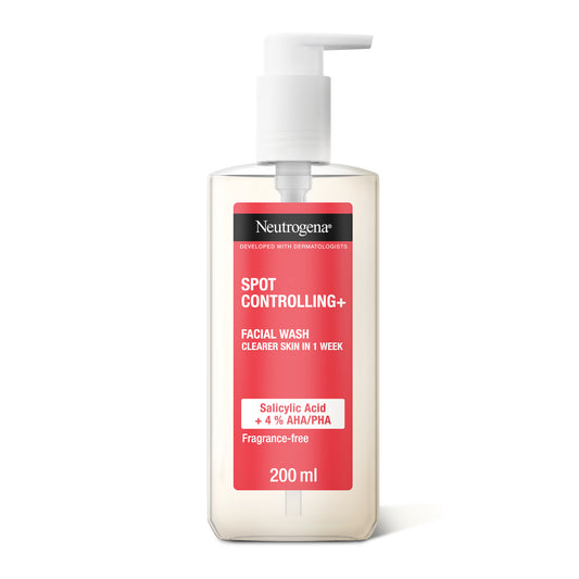 Neutrogena Spot Control Facial Wash Cleanser 200ML