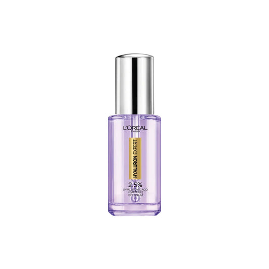 L’Oréal Paris, Hyaluron Expert Eye Serum, Targeted Eye Contour Treatment for Hydration and Plump, with Hyaluronic Acid and Caffeine, 20ml