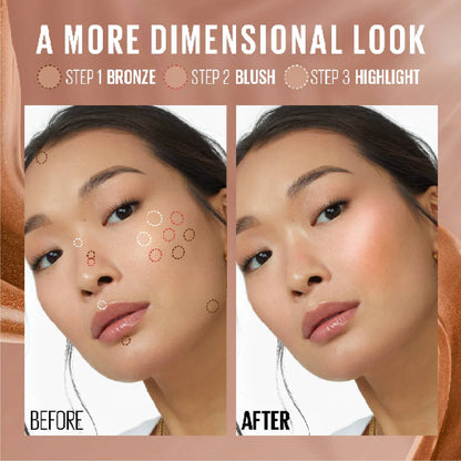 Maybelline New York Sunkisser Multi-Use Liquid Blush And Bronzer - Belle à Merveille