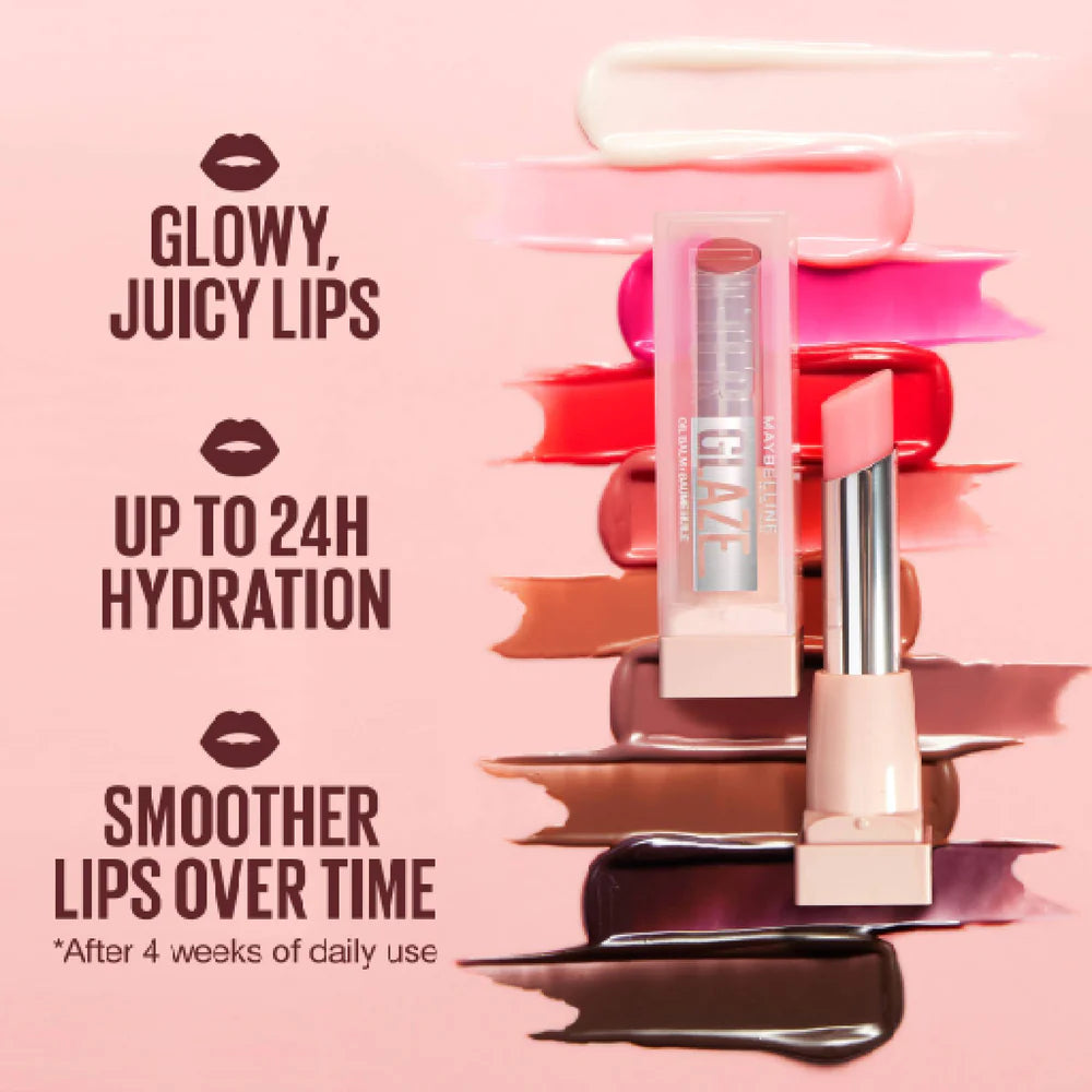 Maybelline New York Lifter Glaze Tinted Oil Balm with Hyaluronic Acid + Acerola Cherry Extract | Juicy & Hydrated Lips - Belle à Merveille