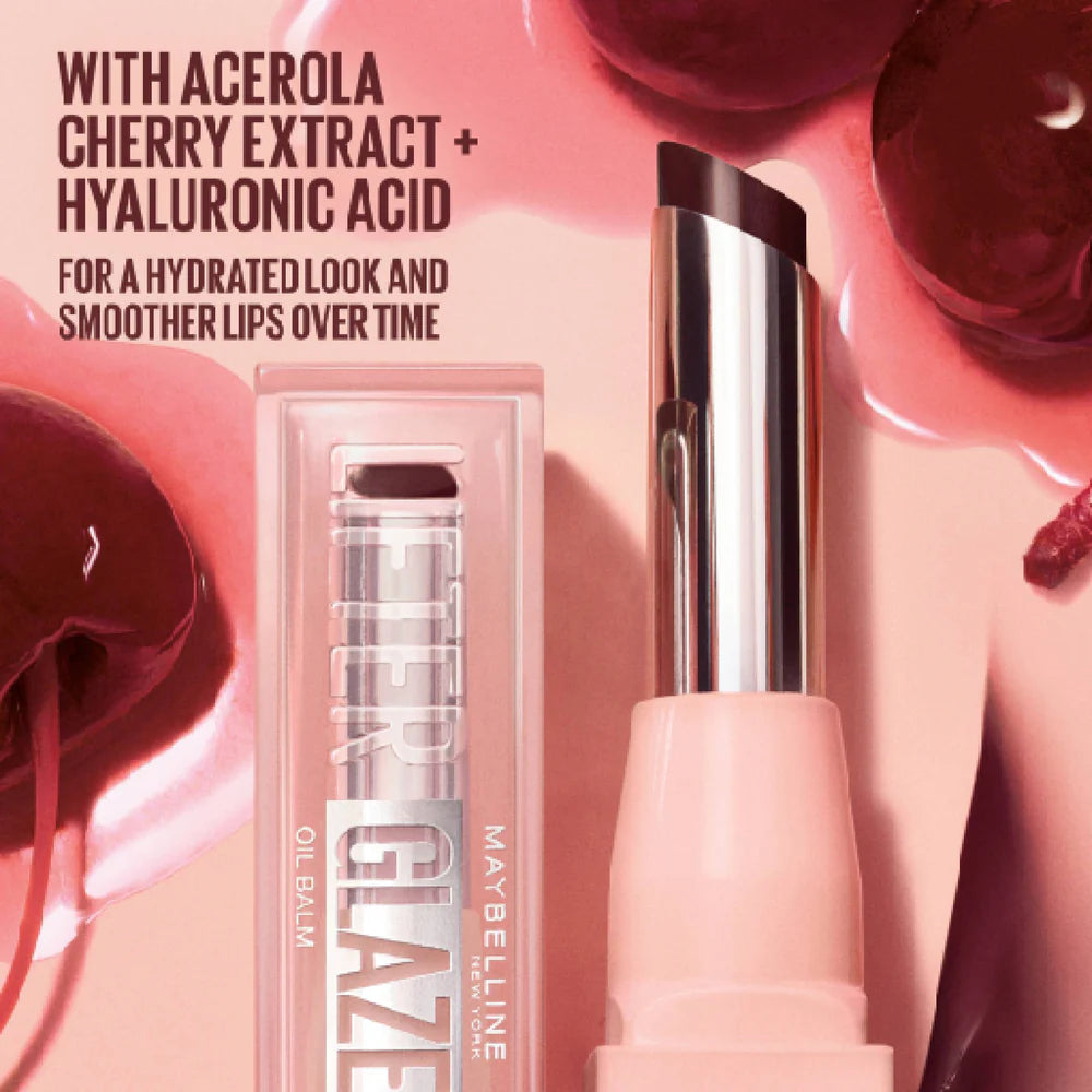Maybelline New York Lifter Glaze Tinted Oil Balm with Hyaluronic Acid + Acerola Cherry Extract | Juicy & Hydrated Lips - Belle à Merveille