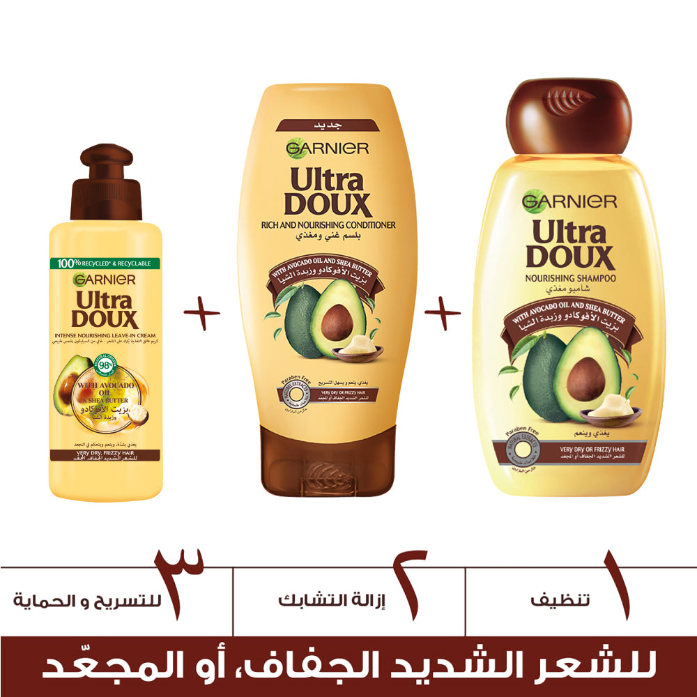 Ultra Doux Avocado Oil & Shea Butter Leave In - Belle à Merveille