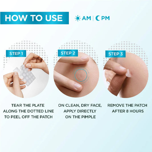 Garnier Skin Active Fast Clear Invisible Pimple Patch 8 Hours Hydrocolloid 22patches