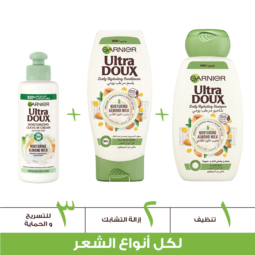 Ultra Doux Almond Milk Leave In - Belle à Merveille
