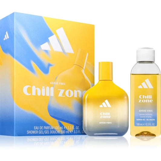 Adidas-Vibes Chill Zone Eau de Parfum Gift Set 100 ml + 100 ml Shower Gel