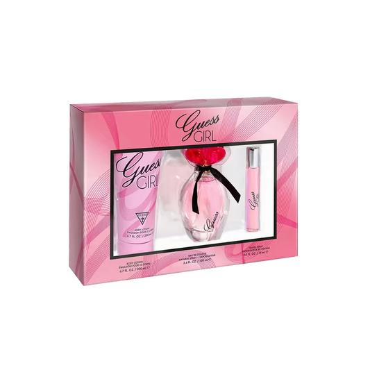 Guess – Girl Eau de Toilette Set for Women 100 ml + 15 ml + 200 ml Body Lotion
