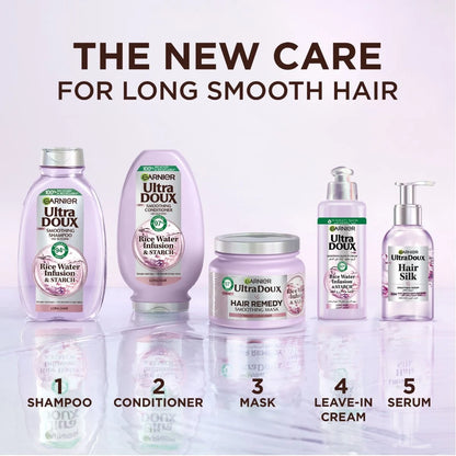 Garnier - Ultra Doux - Rice Water - Hair Silk Smoothing Serum - For Smooth Hair and High Shine - 120ml
