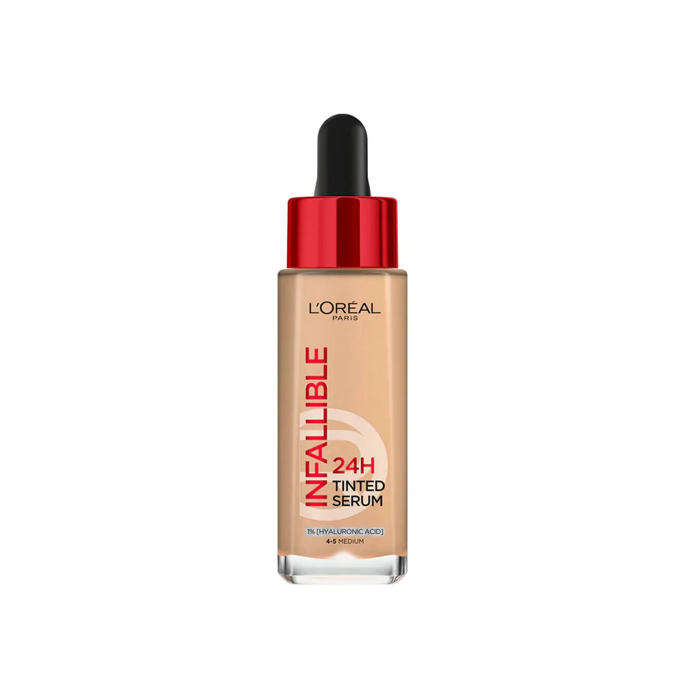 L’Oréal Paris Infallible 24H Tinted Serum with 1% Hyaluronic Acid for Radiant Hydrated Skin