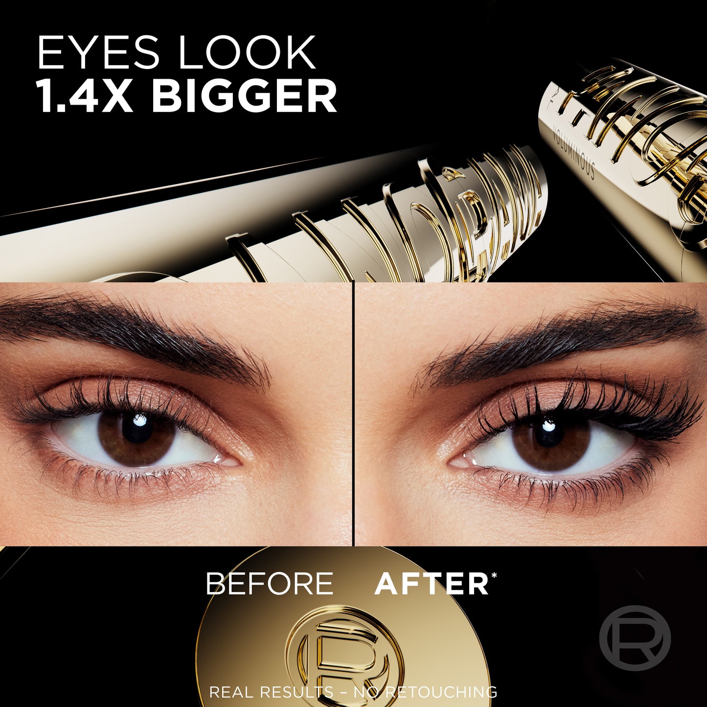 L’Oréal Paris Voluminous Panorama Mascara, Volumizing and Lengthening - BLACK