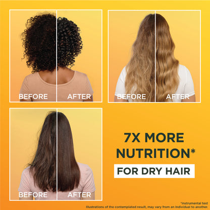 Garnier Ultra Doux Banana Vegan Hair Food 3in1 Mask for dry hair, Boosted with Vitamins C, E & F - Belle à Merveille