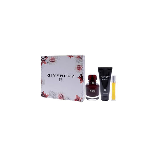 Givenchy – L’Interdit Rouge Eau de Parfum Set for Women 80 ml + 12.5 ml + 75 ml Body Lotion