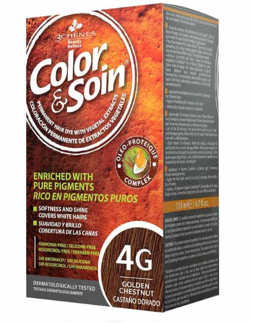 Coloration Permanente 4 G Golden Chestnut