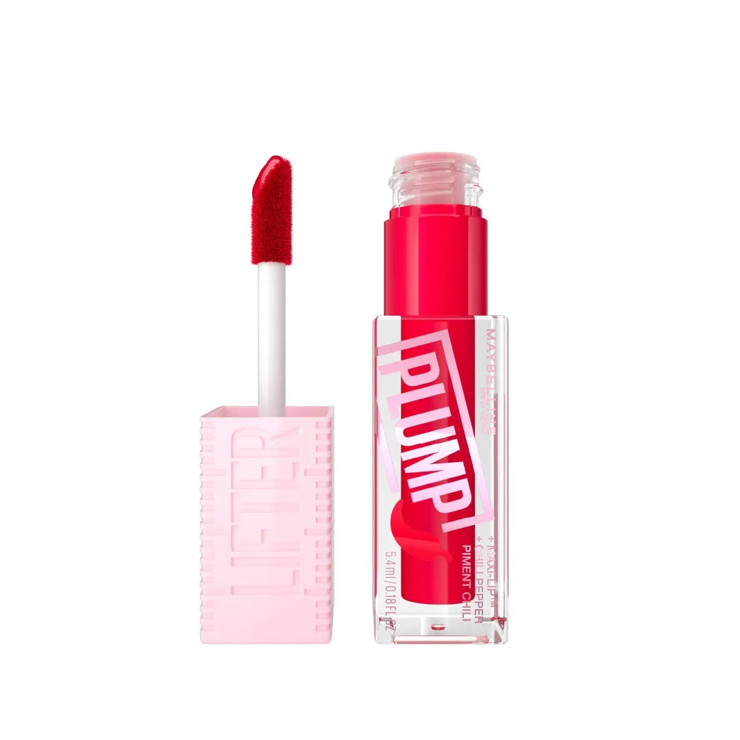 MAYBELLINE NEW YORK LIFTER PLUM LIP PLUMPING GLOSS WITH CHILI PEPPER AND 5% MAXI-LIP - Belle à Merveille