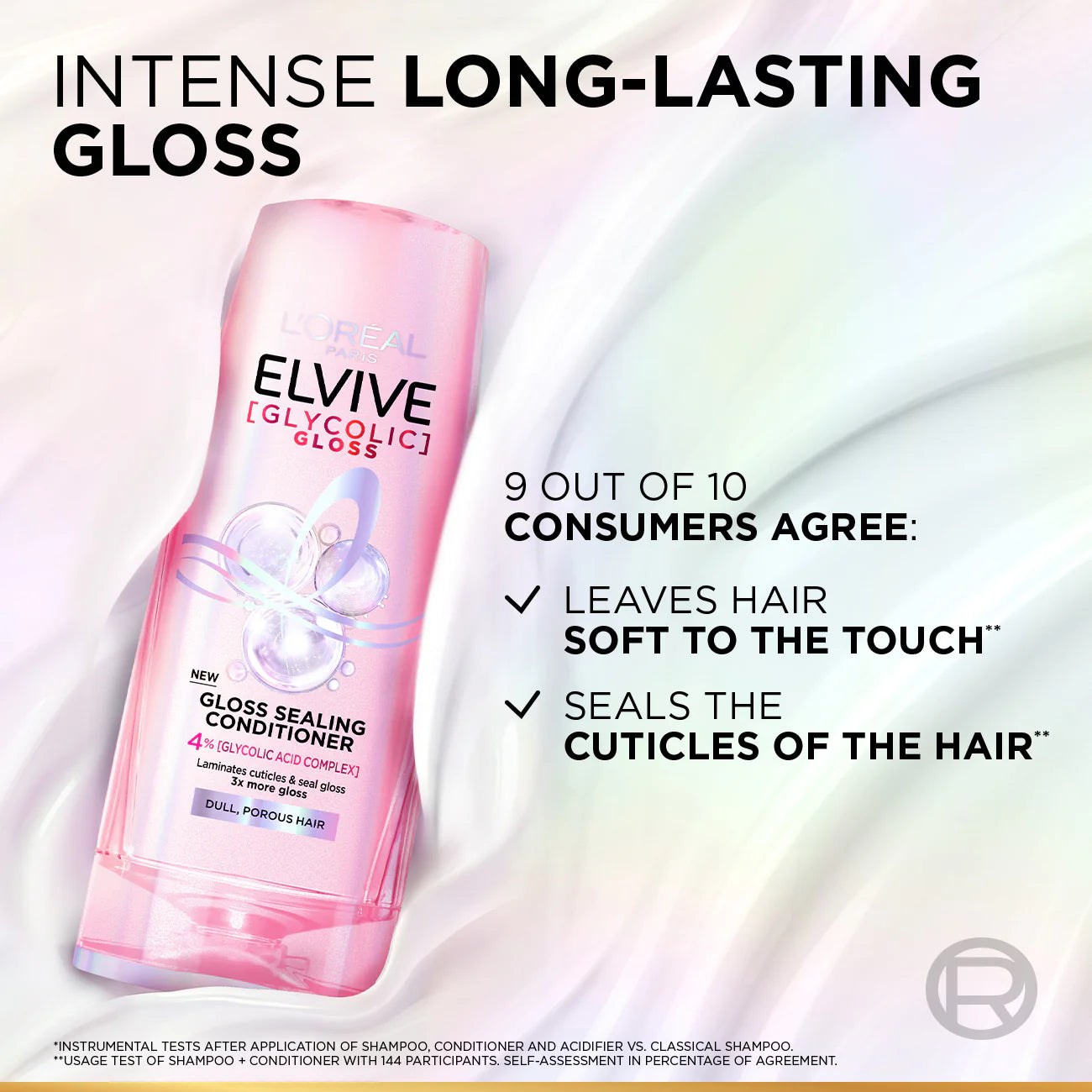L’Oréal Paris, Elvive, Glycolic Gloss Conditioner, Glossing treatment, 5% [Gloss Complex] with Glycolic Acid, 200ml