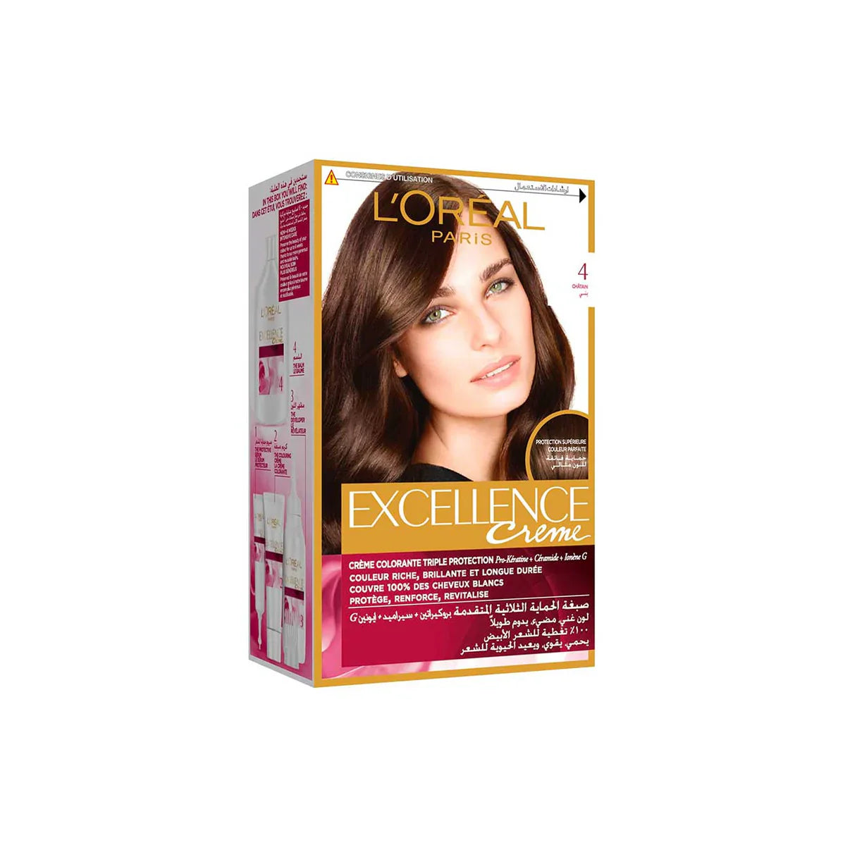 L’Oréal Paris - Excellence Creme Triple Care and Protection - Permanent Hair Color -192ml - Belle à Merveille