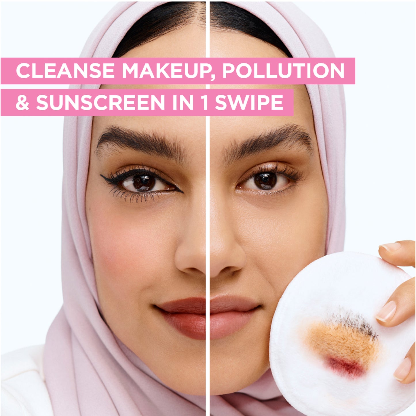 Garnier Micellar Water Facial Cleanser and Makeup Remover Pink for Sensitive Skin 100ml
