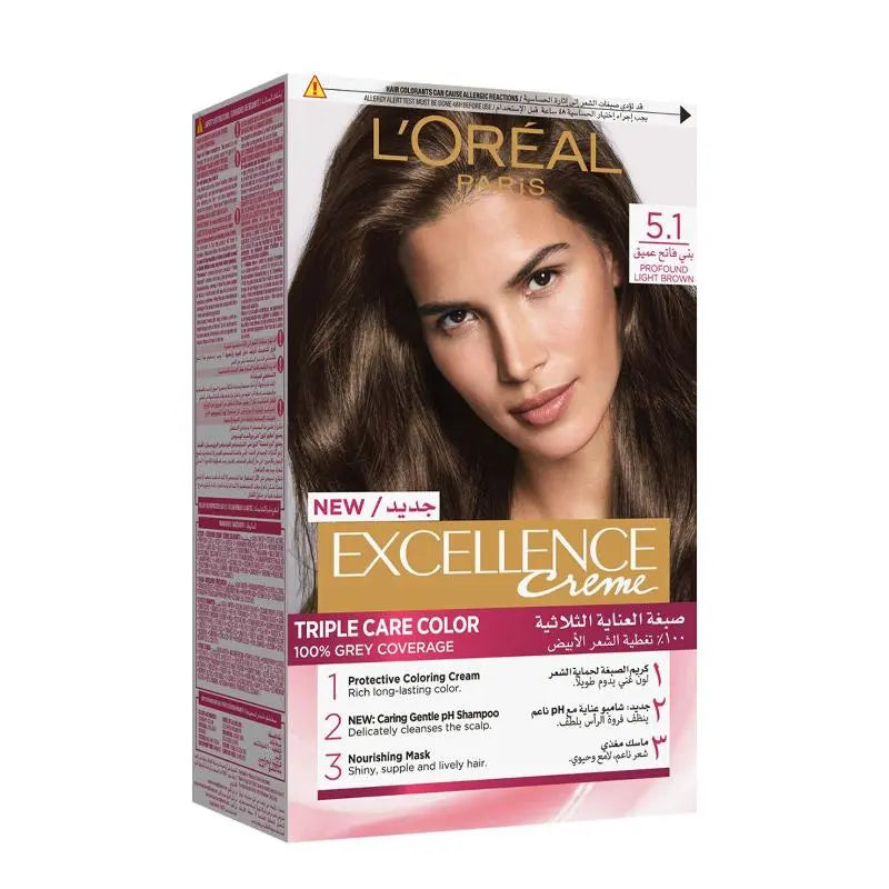 L’Oréal Paris - Excellence Creme Triple Care and Protection - Permanent Hair Color -192ml - Belle à Merveille