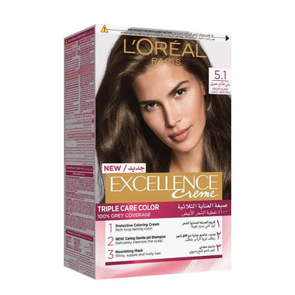 L’Oréal Paris - Excellence Creme Triple Care and Protection - Permanent Hair Color -192ml - Belle à Merveille