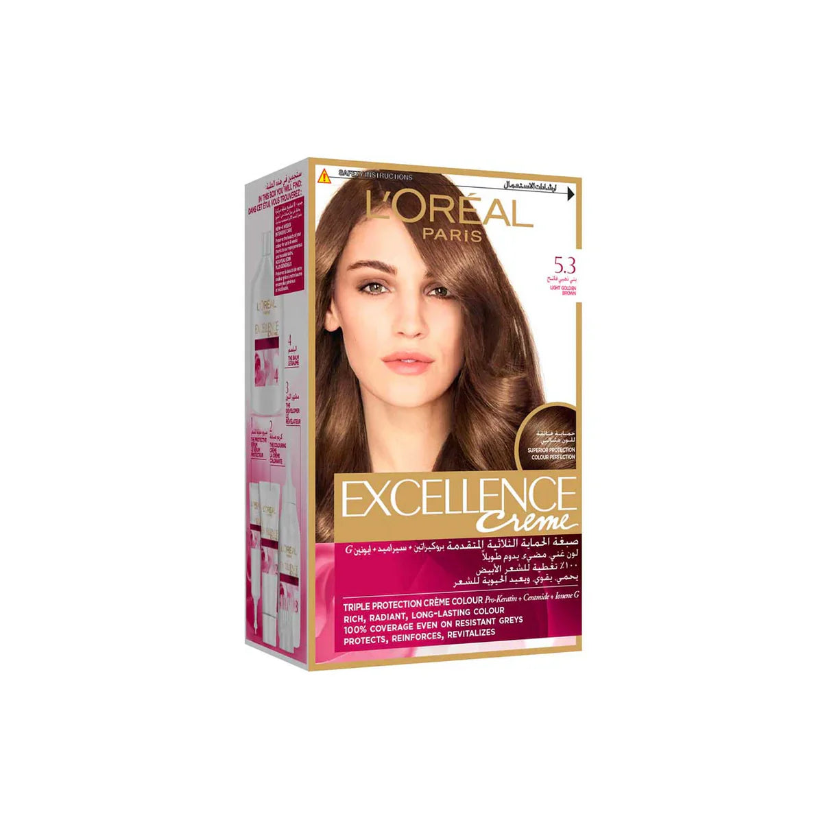 L’Oréal Paris - Excellence Creme Triple Care and Protection - Permanent Hair Color -192ml - Belle à Merveille