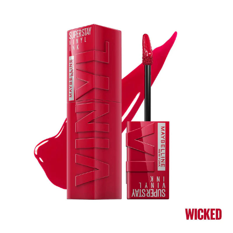 Maybelline New York Super Stay Vinyl Ink Long lasting 16 Hour Wear, No Budge, Instant Shine Lipstick - Belle à Merveille