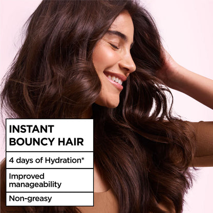 Garnier Ultra Doux Grape Moisture 2 in 1 Styling Cream, Volumizing Hydration for Dehydrated Hair. Hydrating Grape Water + Antioxidant Grapeseed Oil - Paraben-Free, Vegan, Cruelty-Free - 200ml