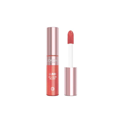 L’Oréal Paris Lumi Le Liquid Blush with a Glowy Radiant Natural Blush Finish, Weightless and Buildable