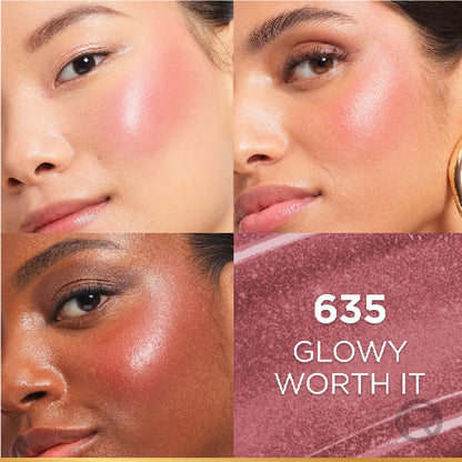 L’Oréal Paris Lumi Le Liquid Blush with a Glowy Radiant Natural Blush Finish, Weightless and Buildable