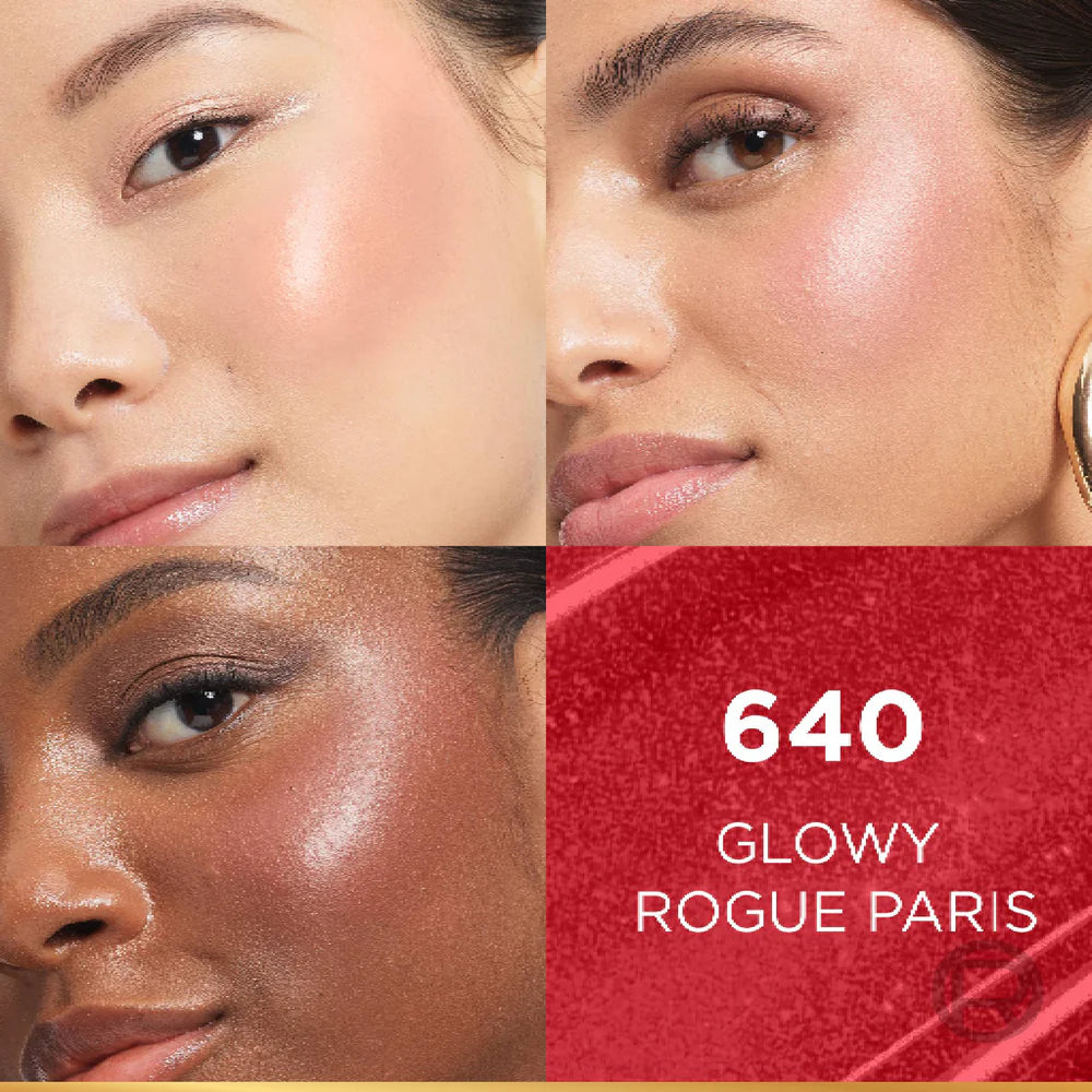 L’Oréal Paris Lumi Le Liquid Blush with a Glowy Radiant Natural Blush Finish, Weightless and Buildable