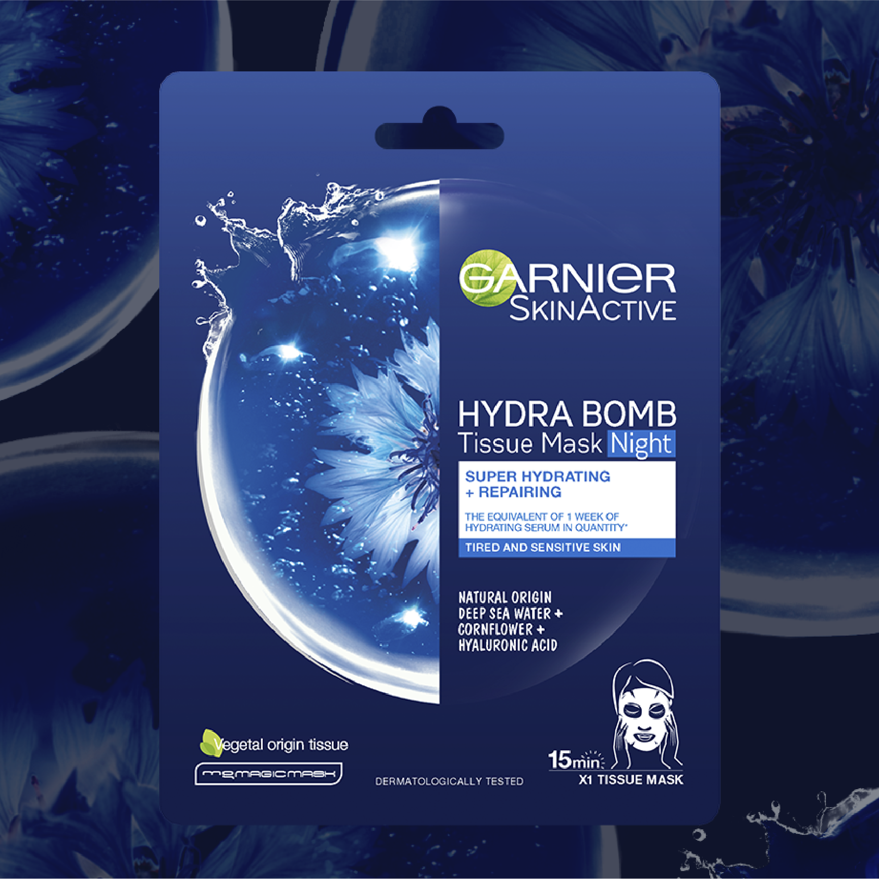 Garnier Hydra Bomb Super Hydrating & Repairing Night Face Mask - Belle à Merveille