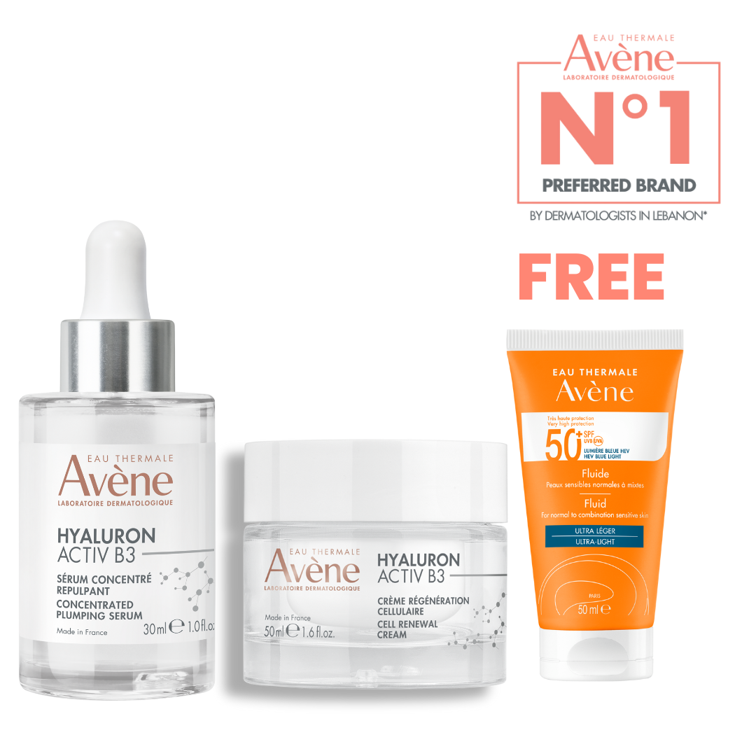 Hyaluron Activ B3 Cell Renewal+ Hyaluron Activ B3 Serum 30 ml+ Free Fluid Sunscreen