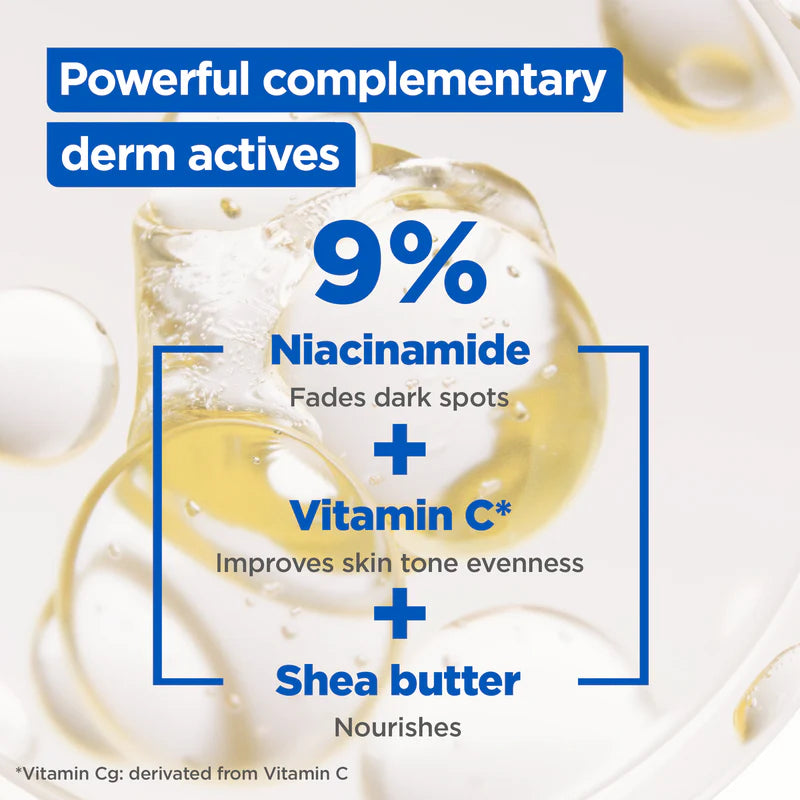 Mixa Niacinamide Bright Cream Jar - For Dry & Dull Skin in Need of Unifying - With 9% Shea Butter, Niacinamide & Vitamin C - Belle à Merveille