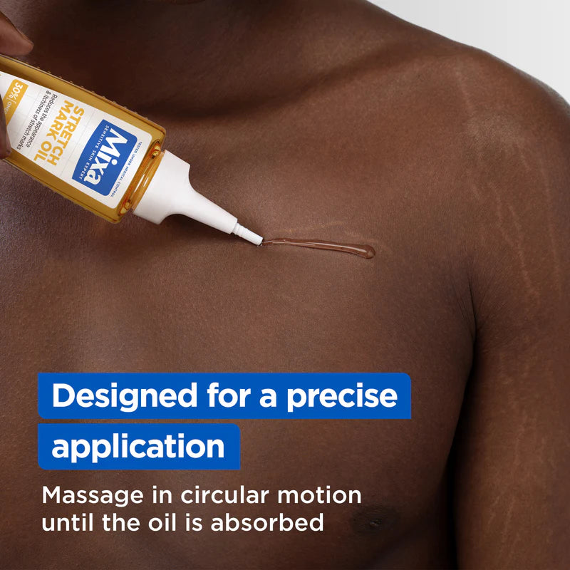 Mixa Anti Stretch Mark Oil - For Skin with Stretch Marks - With 30% Omega 6 & 9 - 100 ml