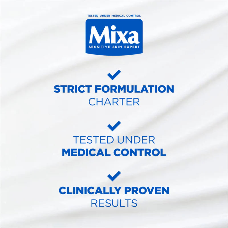 Mixa Panthenol Comfort Cream Jar - Anti-Scratching Cream - For Dry Skin, Atopy Prone Skin and Eczema - With 13% Glycerin, Omega 6 & 9, and Panthenol - For Face, Hands & Body - 400 ml