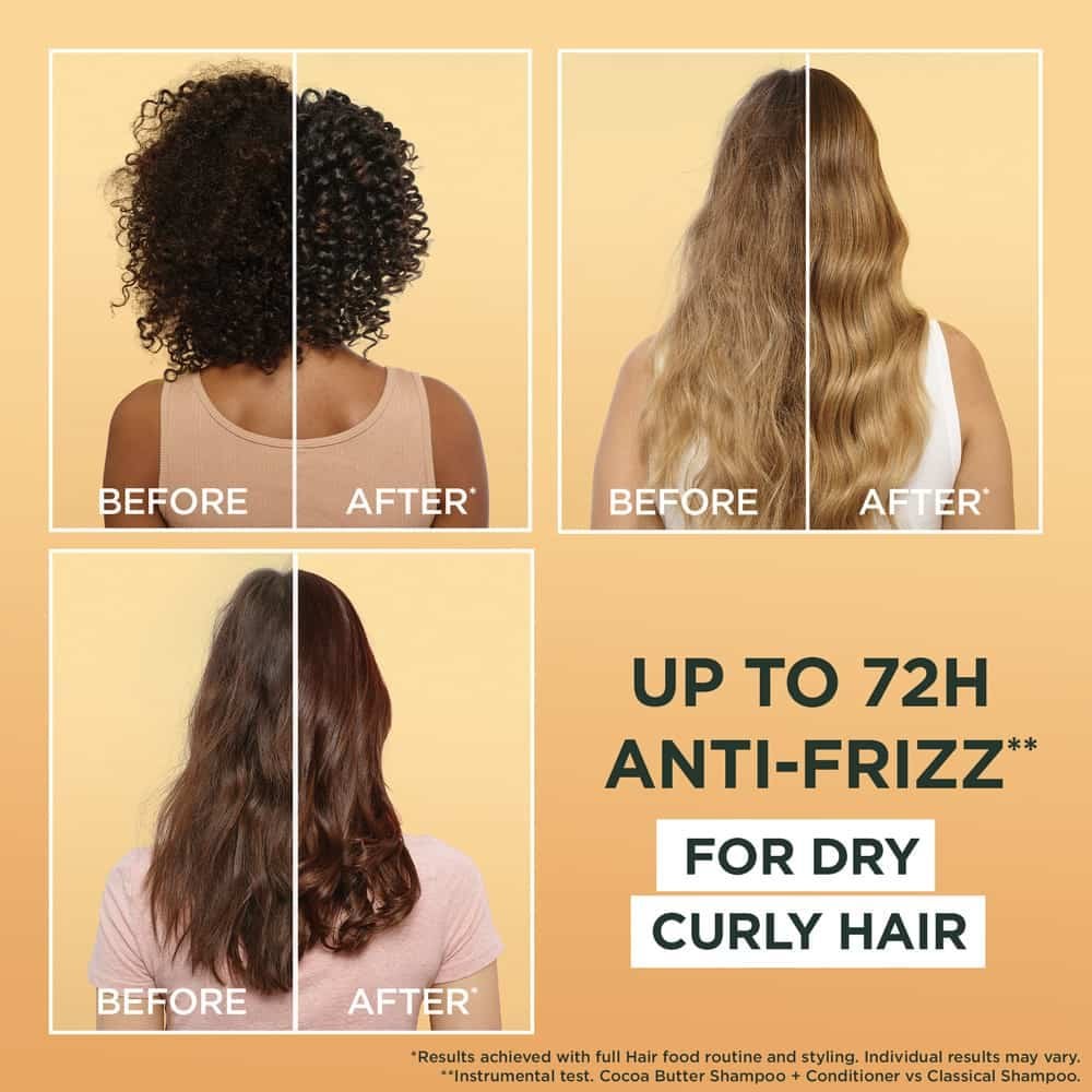 Garnier Ultra Doux Cocoa Butter Vegan Hair Food Conditioner for curly hair - Belle à Merveille