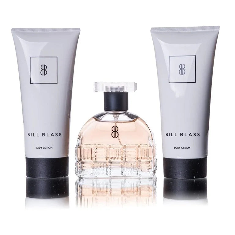 Bill Blass, Eau de Parfum 80 Ml + Body Cream 100 Ml + Body Lotion 100 Ml