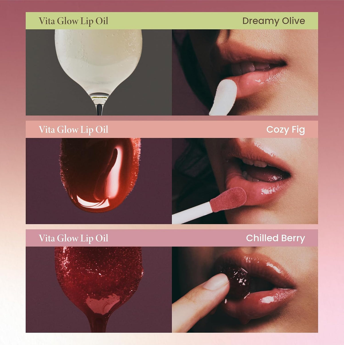 Vita Glow Lip Oil - Chilled Berry 4.5g