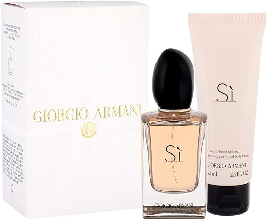Giorgio Armani – Sì Femme Eau de Parfum Set 100 ml + 10 ml + 50 ml Body Lotion