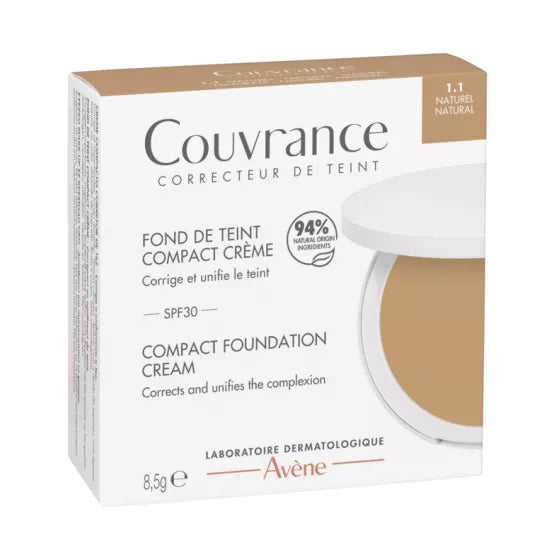 Couvrance Compact Foundation Cream SPF 30 1.1 Natural